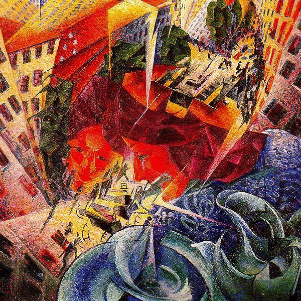 Umberto Boccioni Visioni simultanee Germany oil painting art